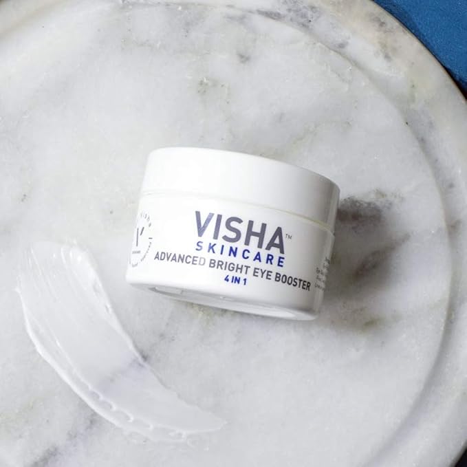 Skincare Advanced Bright Eye Booster 4 in 1 Cream, Under Eye Cream for Dark Circles and Puffiness, Decreases Wrinkles and Lines Around Eyes and Lips, Reduces Overall Eye Puffiness 0.5oz-Velvo Beauty