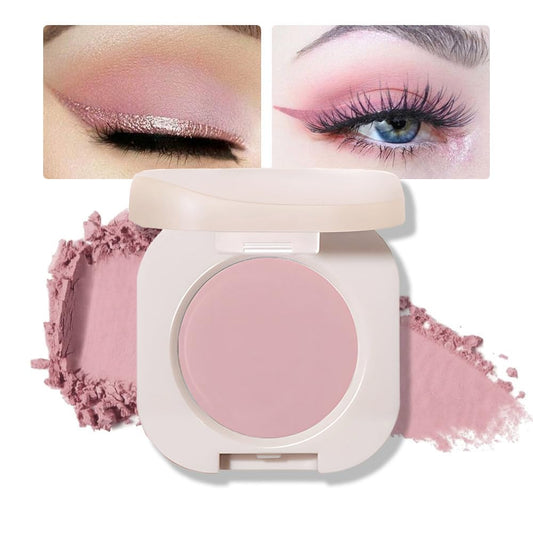 Single Nude Pink Matte Eyeshadow,Bright Intense Monochrome Eye Shadow,Apply Makeup Easily,Matte Pressed Powder Single Eyeshadow,24 Hour Eye Makeup Longwear Waterproof-Velvo Beauty