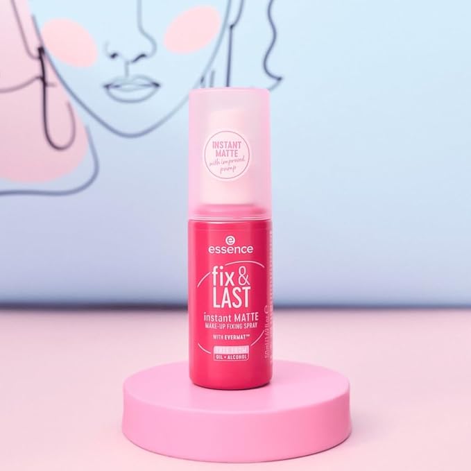 essence | Fix & Last Instant Matte Makeup Fixing Spray | Shine Control & Long-Wearing Formula | Vegan & Cruelty Free-Velvo Beauty