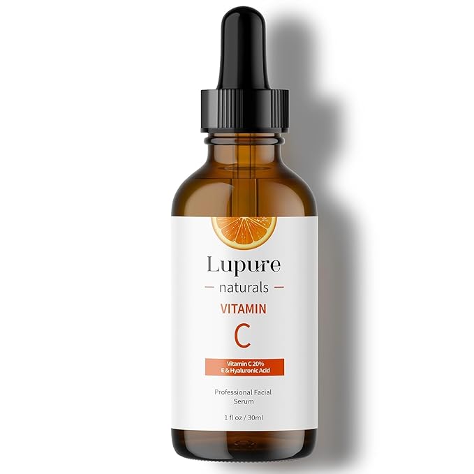 Professional Vitamin C Face Serum 20%, Anti Aging Facial Super Vit C Serum with Ascorbic Acid Hyaluronic Acid & Vitamin E for Dark Spots, Skin Care, Christmas Gift & Stocking | 1 Fl. Oz-Velvo Beauty
