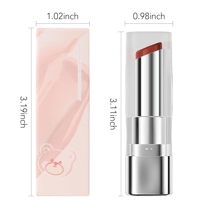 1Pcs Tinted Lip Balm Moisturizing Lipstick – Cool Plum Red Sheer Hydrating Lip Color for Dry Lips – Nourishing Lip Balm for All Women with a Subtle Natural Scent (S04 Winter)-Velvo Beauty