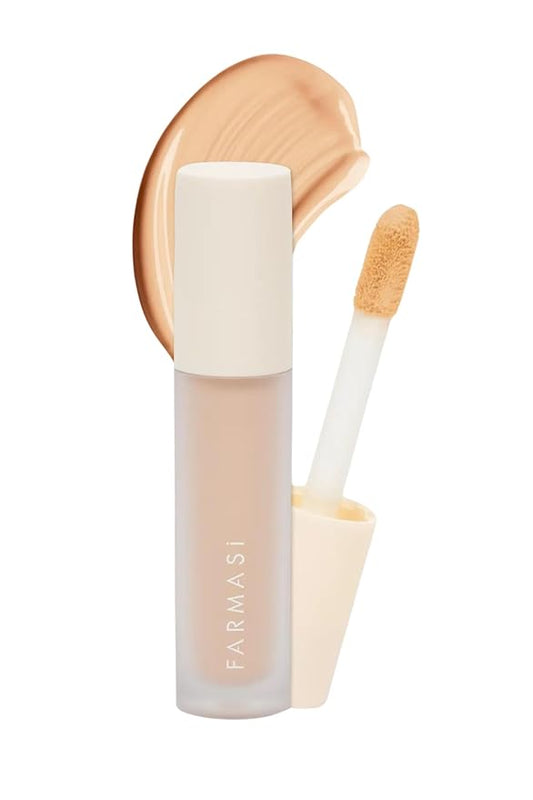 FARMASI Vfx Pro Liquid Concealer Makeup, All-in-one Full Coverage, Highly Pigmented Concealer for All Skin Type, Hide Shadows & Imperfections, Enhance Skin Fullness Foundation Concealer 0,24 Fl Oz C06-Velvo Beauty