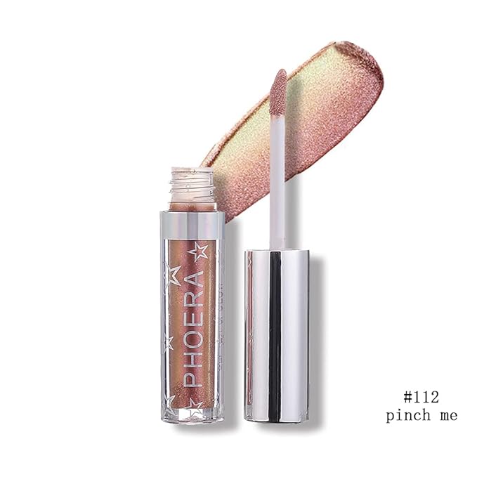 Glitter Eyeshadow,Makeup For Eyes Liquid Shimmer Sparkle Glow Light Colors Pencil Stick Shiny Long Lasting Waterproof Shining Eye Shadow Sets Metallic Pigments Metals Gloss Sparkling Pen Kit (A112)-Velvo Beauty