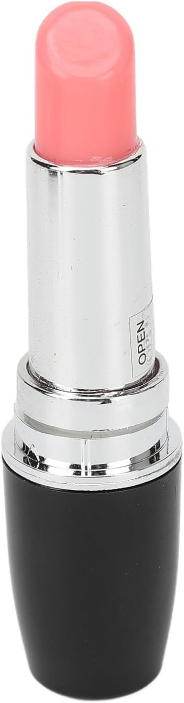 Small Lipstick Massager, Portable Lipstick Shape Vibration Face Massage Wand for Facial Eye - Relieving Dark Circles and Eye Bags, Used with AAA Battery (Not Included)-Velvo Beauty