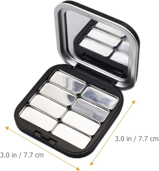 Beaupretty 2pcs Empty Lipstick Palette DIY Lipstick Lip Balm Blusher Containers Refillable Makeup Eyeshadow Storage Case Box with Mirror-Velvo Beauty