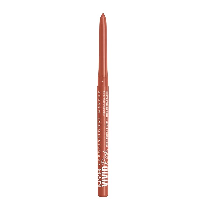 NYX PROFESSIONAL MAKEUP Mechanical Eye Pencil, Vivid Rich Mechanical, Creamy Retractable Eyeliner - Tigers Prize, Cork Orange Eyeliner-Velvo Beauty