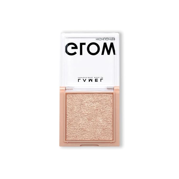 LAMEL Glow Highlighter: Face Make Up & Contour Palette in Deep, Vibrant Colors - Natural Shimmer - Compact Size & Perfect for Travel - Cruelty Free - 3.8gr/0.13 oz 402 (Sun)-Velvo Beauty
