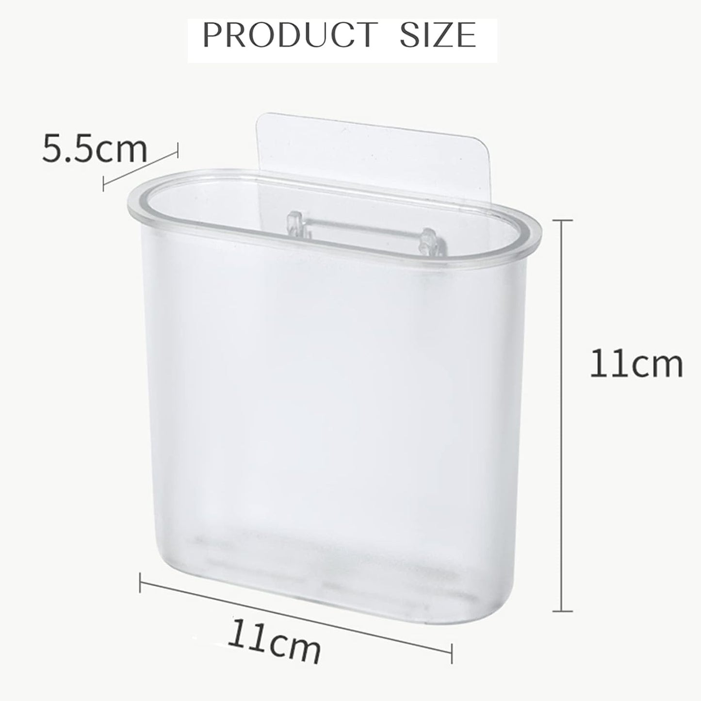 Toothbrush Holders Wall Mounted, Self Adhesive Tooth Brush Holder for Bathroom Electric Toothbrush Toothpaste Razor Bathroom Accessories(Clear)-Velvo Beauty