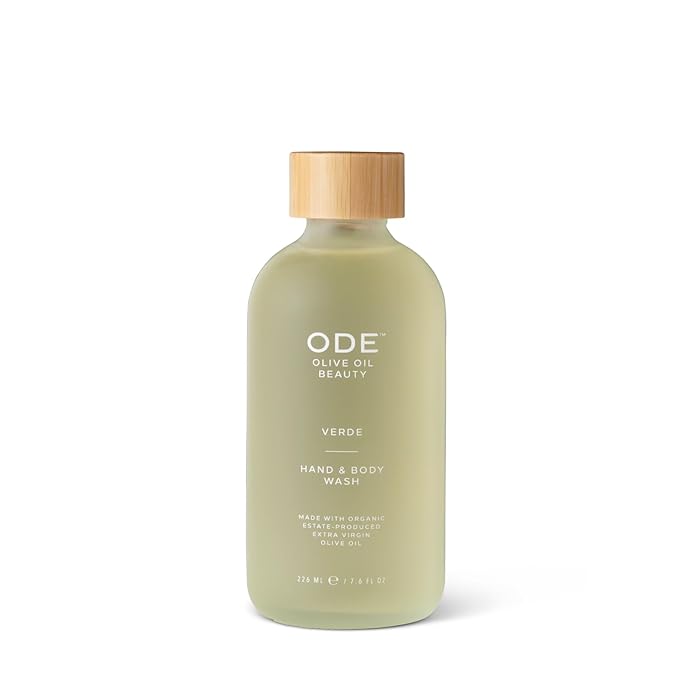 McEvoy Ranch Verde Hand & Body Wash (2-pack) by ODE Olive Oil Beauty, Organic EVOO, California Made, Nourishing Foaming Wash-Velvo Beauty
