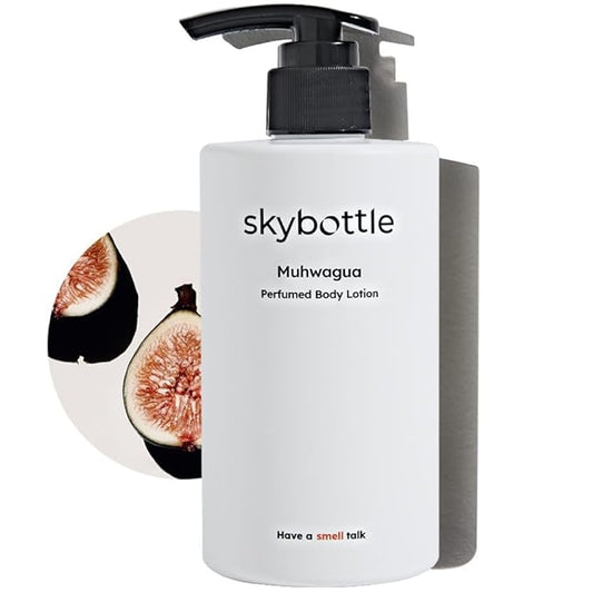 skybottle Perfumed Body Lotion with Pump, Fast Absorbing, Korean Skin Care, Figfruit, Woody Scented Lotion for Women & Men, 10.1 Fl. Oz-Velvo Beauty