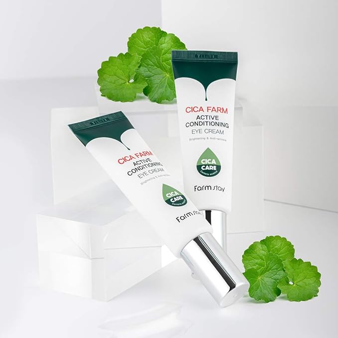 FARMSTAY CICA FARM ACTIVE CONDITIONING EYE CREAM-Velvo Beauty