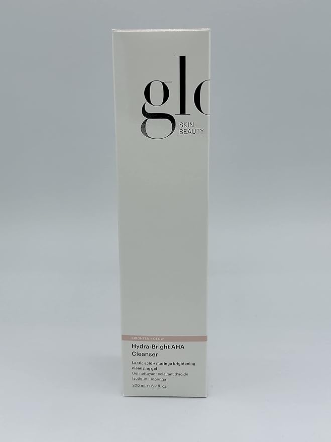 Glo Skin Beauty Hydra-Bright AHA Cleanser | Foaming Gel Cleanser Removes Makeup, Gently Exfoliates, Hydrates and Brightens Skin (6.7 Fl Oz)-Velvo Beauty