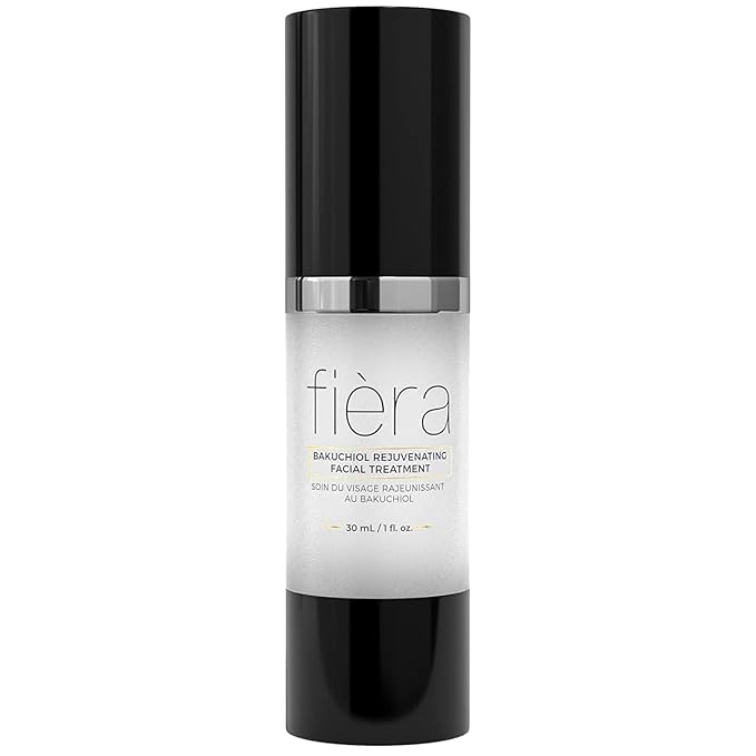 Fièra Bakuchiol Rejuvenating Facial Treatment - Retinol-Alternative for Mature Skin - Corrects and Delays Visible Signs of Aging - With Potent Antioxidants - 1 FL. OZ.-Velvo Beauty