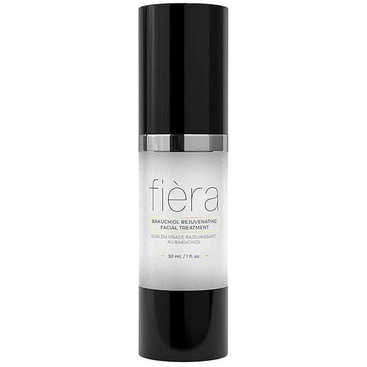 Fièra Bakuchiol Rejuvenating Facial Treatment - Retinol-Alternative for Mature Skin - Corrects and Delays Visible Signs of Aging - With Potent Antioxidants - 1 FL. OZ.-Velvo Beauty