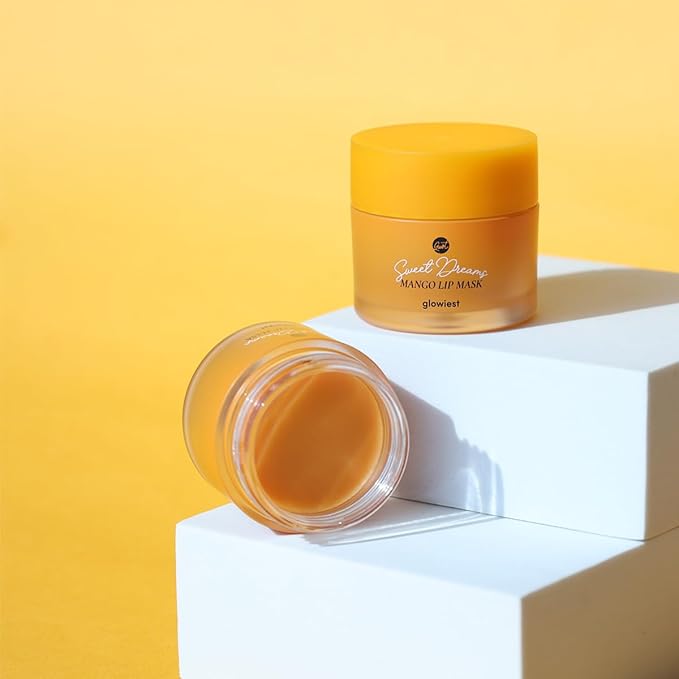 Sweet Dreams Lip Mask-Nourishing, Plumping and Hydrating Lip Balm | Ecofriendly Lip Sleeping Mask | Hyaluronic Acids + Vitamin C + Shea Butter + Antioxidants l Mango - 0.7 oz.-Velvo Beauty