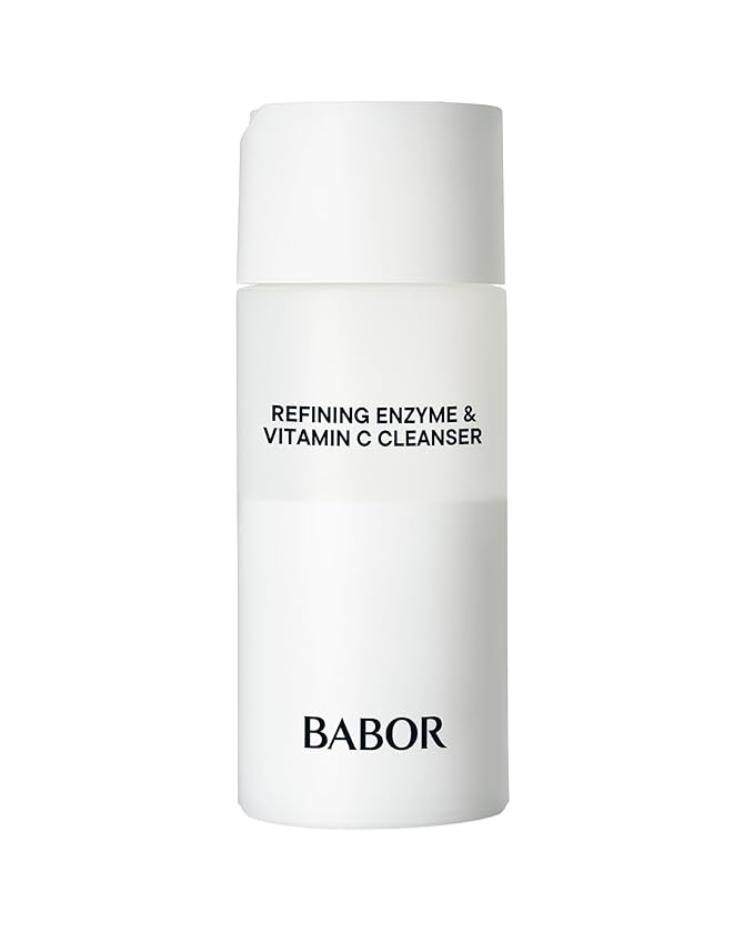 BABOR Refining Enzyme & Vitamin C Cleanser, Enzyme Powder Cleanser, Exfoliating Face Wash Polish, Gentle Facial Scrub to Brighten and Even Complexion-Velvo Beauty