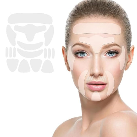 Face Wrinkle Patches – for Forehead Lines, Frown Areas, Smile Creases & Fine Signs – Overnight Anti-Aging Facial Stickers to Smooth Skin, Safe and Gentle for All Skin Types, 160 Pcs Included-Velvo Beauty