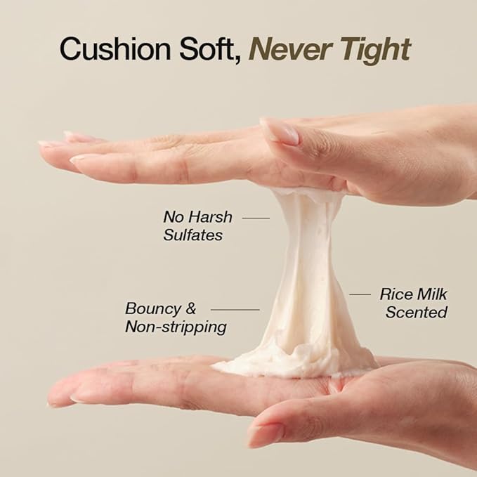 NDP Rice Mochi Deep Face Wash – Triple-Rice Airy Micro-Exfoliating Foam for Sensitive Skin, Phyto Mucin Hydration Shield, pH 5.5 Barrier-Safe Vegan Korean Skincare Cleanser, 4.05 fl oz (120 ml)-Velvo Beauty