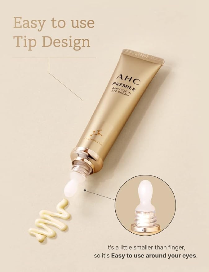 AHC: SEASON 11 PREMIER AMPOULE IN EYE CREAM 40ml(1.35 fl.oz) X 4Pack + SEASON 11 Eye Cream 12ml + Eyebrow Knife + Tweezers included***Be sure to check the additional components!!***-Velvo Beauty