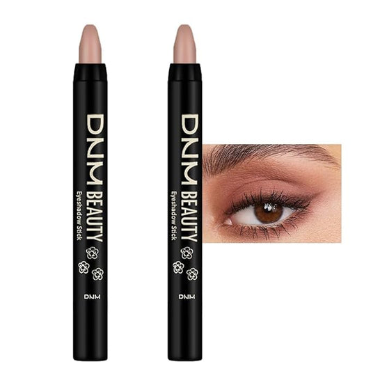 evpct 2Pcs Cream Eye Shadow Brightener Sticks Set for Eyes, Caramel Matte Pencil Eye shadow Applicator Stick Pen Palette Makeup Waterproof sombras en crema para ojos 30+30-Velvo Beauty
