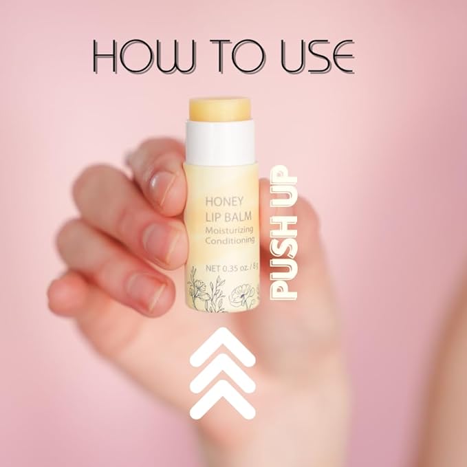 Natural Honey Lip Balm - 100%-grassfed Beef Tallow Chapstick, Organic Raw Honey & Argan Oil - Ultra Moisturizing, Conditioning, No Paraffin, Non Toxic, all Natural - 3 Pack (3x0.28 oz) Untinted-Velvo Beauty