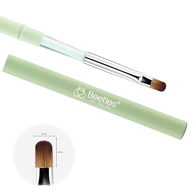 Beetles Nail Art Brushes, Clean Up Brush Gel Polish Nail Art Design Pen Painting Tools Fingernail Brush Nail Cleaning Brush Nail Art Liner Brush and Nail Dotting Pen Salon Diy at Home-Velvo Beauty