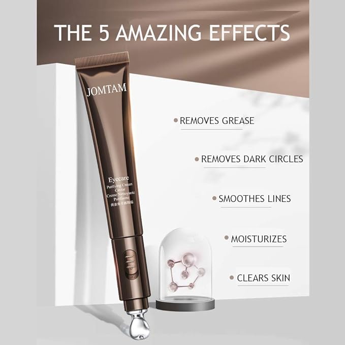Eye Electro Vibro Purifying Cream Caviar Nettoyante Anti-Aging Removes Dark Circles Sodium Hyaluronate-Velvo Beauty