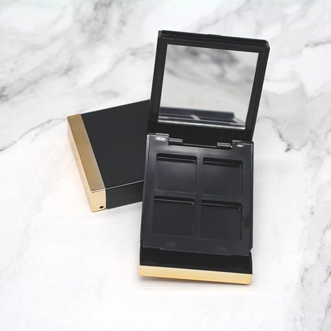 Empty Makeup Palette 2PCS Eyeshadow Makeup Palette with Mirror Plastic Cosmetic Storage Case for Makeup Eyeshadow Lipstick-Velvo Beauty