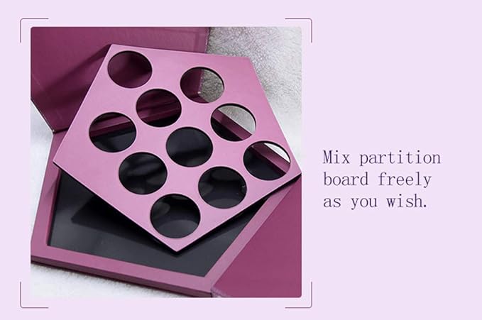 Extra Large-Sized Magnetic Makeup Palette with Diamond-Shaped for Makeup Artists using CP12-Velvo Beauty