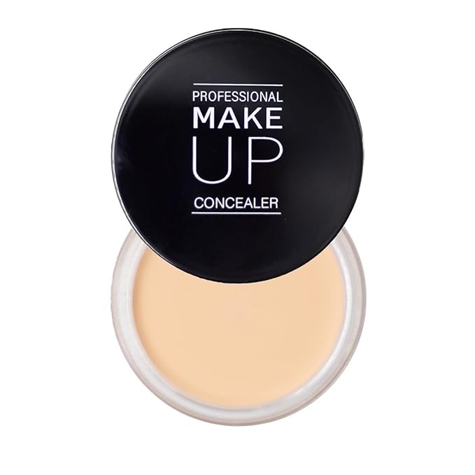7 Color Solid Concealer Full Coverage Correcting Cream Concealer Waterproof Long-lasting Under Eye Concealer for Dark Circles Color Corrector Pro Concealer (Color 02)-Velvo Beauty