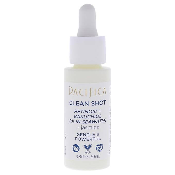 Pacifica Clean Shot Retinoid and Bakuchiol 3 Percent In Seawater Unisex 0.8 oz-Velvo Beauty