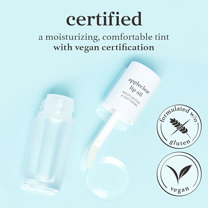 NOONI Korean Lip Oil - Appleclear | Long-Lasting, Moisturizing, Plumping, Revitalizing for Dry Lips, Waterproof, No Peel Off, Hydrating, Nourishing Crystal Clear, 0.12 FL Oz-Velvo Beauty