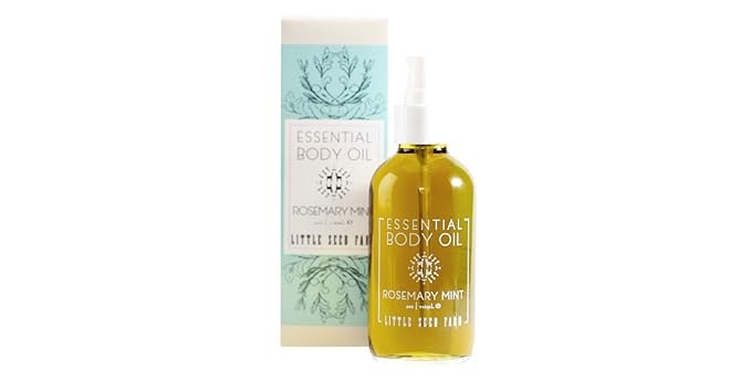 Little Seed Farm Essential Body Oil, Rosemary Mint, 4oz-Velvo Beauty