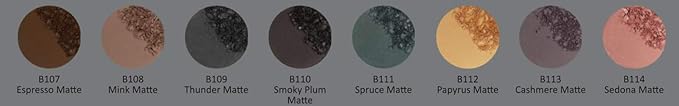 Espresso Coffee Chocolate Chestnut Cocoa Brown Matte Opaque Pressed Powder Single Vegan Eyeshadow; Talc, Paraben & Cruelty Free-Velvo Beauty
