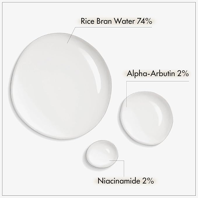 Alpha Arbutin 2% Rice Serum, Rice 746,074ppm, Alpha-Arbutin 20,000ppm, Glow, Glass skin, Pigmentation, Acne Marks, Dark Spots, Even Skin Tone, Hydrating, Korean Skin Care, 33ml / 1.11 fl.oz.-Velvo Beauty