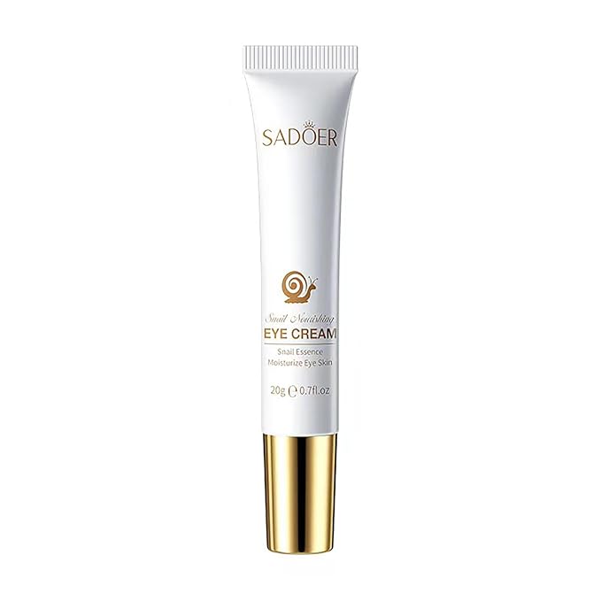 Snail Nourishing Eye Cream - Premium Formula, 20g - Bid Farewell to Dark Circles and Fine Lines and Welcome Elastic and Lustrous Eye Skin-Velvo Beauty