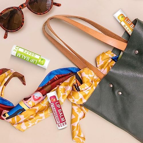 DMSKY 120 Pack Lip Balm, Natural Lip Balm Bulk with Vitamin E and Coconut Oil, Moisturizing Lip Balm for Dry Cracked Lips, Lip Balm for Stocking Stuffers - 12 Flavors-Velvo Beauty