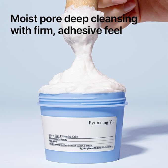 Pyunkang Yul PKY Pore Out Faicial Cleanser, Sticky Clay absorbs impurities & Makeup, Deep Pore Cleansing with Moisture (3.38 Fl. Oz, 100g)-Velvo Beauty