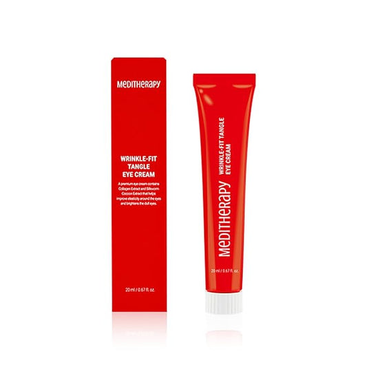 Wrinkle-fit Tangle Eye Cream(Refill), Protein Collagen Eye Cream for Pufiness, Under-eye Bags, Dark Circles, Under Eye Treatment, 0.67 fl oz-Velvo Beauty