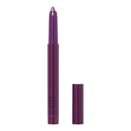 e.l.f. No Budge Shadow Stick, Longwear, Smudge-Proof Eyeshadow, Twist-up Design & Built-in Sharpener, Vegan & Cruelty-Free, Rich Amethyst-Velvo Beauty