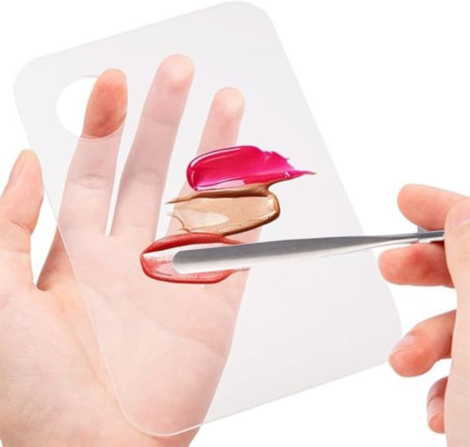 Stainless Steel Nail Art Spatula Cosmetic Makeup Palette Spatula Spoon Cream Stirring Rod Mixing Tool Manicure Accessories For Women-Velvo Beauty