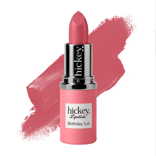Hickey Lipstick Birthday Suit Best Nude Lipstick Refill - Long Lasting Lipstick for Women, Hydrating & Moisturizing Shade, Lip Color for Women (Birthday Suit Nude)-Velvo Beauty