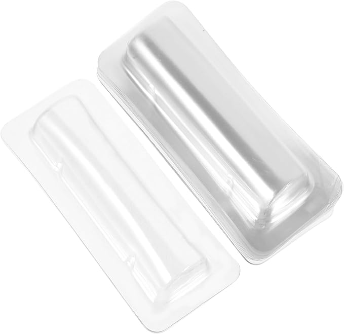 SEWACC 30pcs Clear Plastic Lip Balm Pouches Clear Lipstick Holder Money Card Holder Transparent Lip Balm Window Holder Plastic Domes for Lip Balm-Velvo Beauty