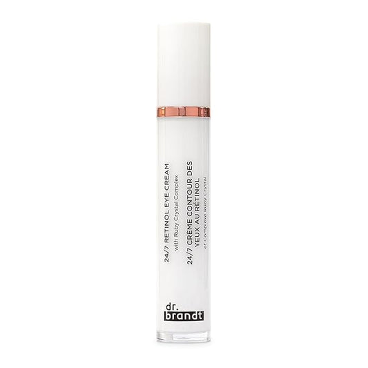 Dr. Brandt 24/7 Retinol Eye Cream - Brightens The Eye Contour, Smooths Fine Lines and Wrinkles - 0.5 oz / 15 g-Velvo Beauty