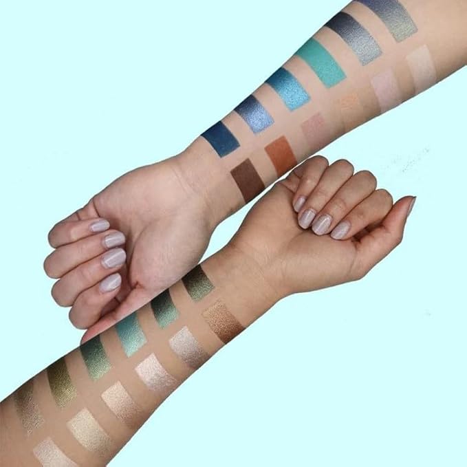 24 Shades Eyeshadow Palette -Festive Luxury Vibrant Bold Full-Color Pigment Long Lasting Matte Shimmer Eye shadow Palette (Bondi)-Velvo Beauty