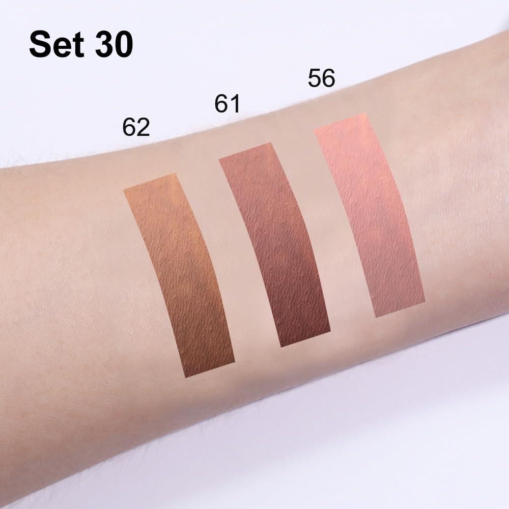 evpct 3Pcs Pale Neutral True Nude Matte Lip Liner & Liquid Lipstick Stain Makeup Set for Women, Lip Liner Stain Long Lasting Waterproof Smudge Proof, Cruelty Free Lip Makeup 24 hours originales labios-Velvo Beauty