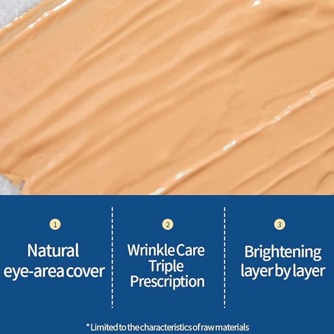 Korean skin care TheYEON Ectoin Vital Conceal Eye Cream for Dark Circle / 20ml 0.67 fl. oz/Concealer, Hydrates, Covers, Wrinkles and Puffiness, Anti Aging-Velvo Beauty
