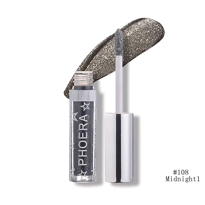 Glitter Eyeshadow,Makeup For Eyes Liquid Shimmer Sparkle Glow Light Colors Pencil Stick Shiny Long Lasting Waterproof Shining Eye Shadow Sets Metallic Pigments Metals Gloss Sparkling Pen Kit (A108)-Velvo Beauty