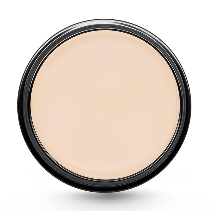 Graftobian HD Glamour Crème Foundation 1/2oz, Weightless Full Coverage Makeup, 65 Inclusive Shades, For All Skin Types, Natural or Full-Glam Looks, For Professionals and Beginners (Serenity)-Velvo Beauty