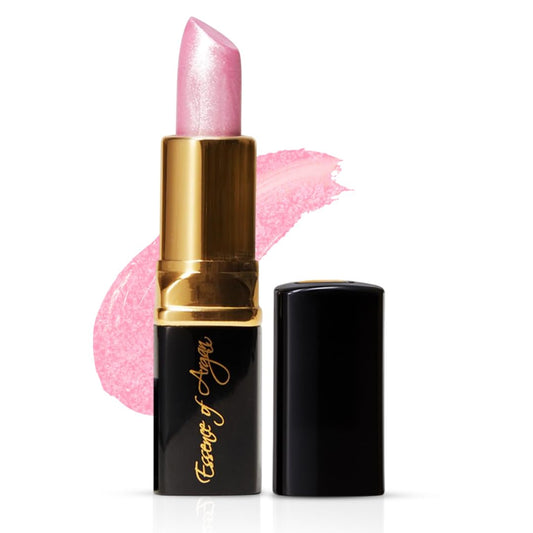 Essence Of Argan Pink Lip Stick for Cracked and Dry Lips - 100% Pure Argan Oil, Shea Butter, Jojoba Oil & Aloe Vera - Hydrating Long Lasting Lipstick - Deep Moisturizing Pink LipStick for Women-Velvo Beauty